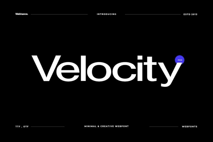 Velocity - Premium Sans-Serif font Font Download