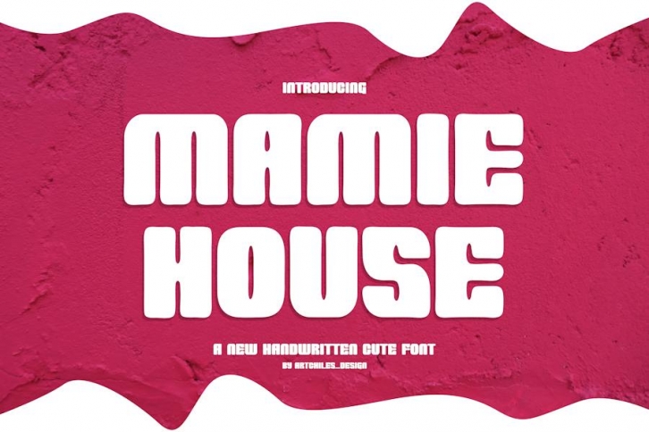 Mamie House - Font Font Download