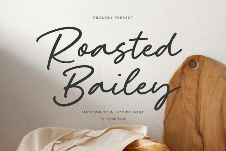 Roasted Bailey - Handwritten Script Font TT Font Download