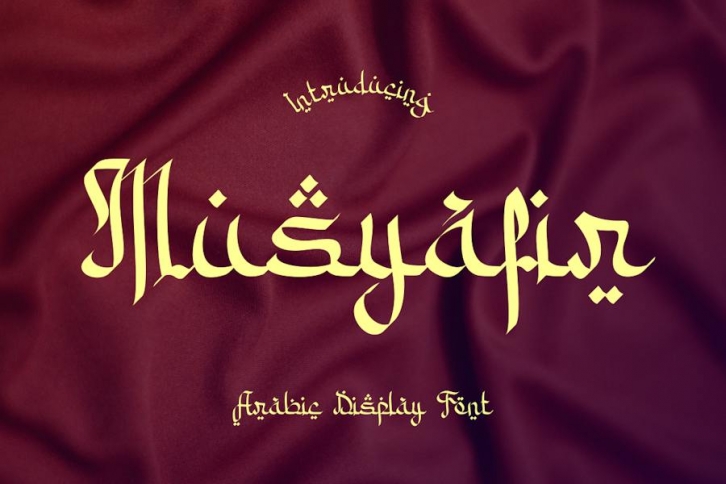 Musyafir  - Arabic Display Font Font Download