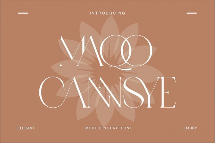 MAQOCANNSYE Serif Typeface Font Download