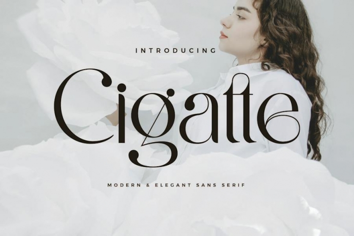 Cigatte - Modern Ligature Font Font Download