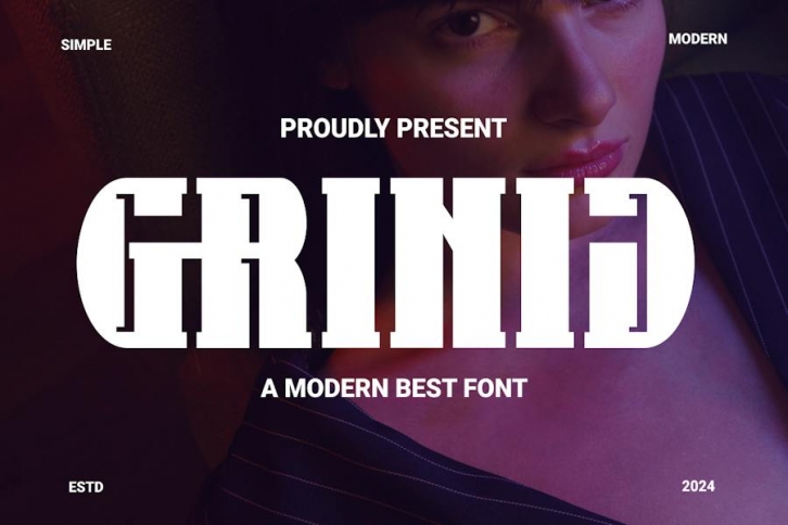 Grinij - Modern Best Font Font Download