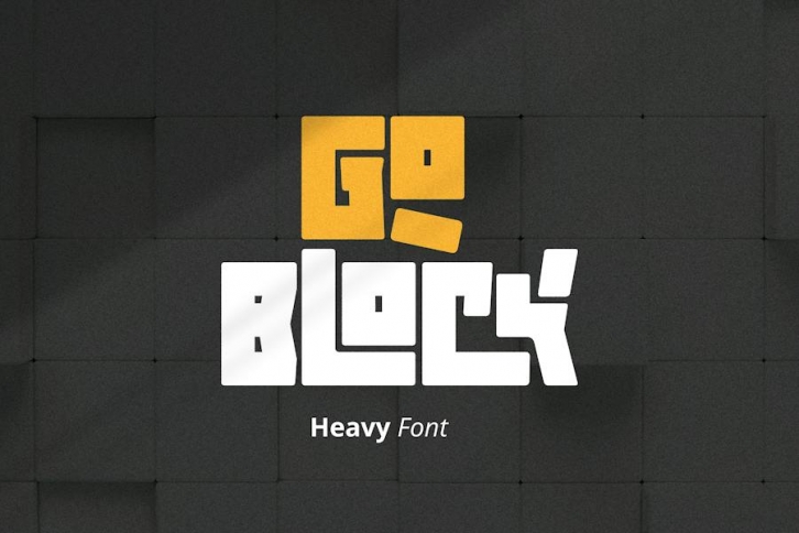 Goblock - Heavy Font Font Download