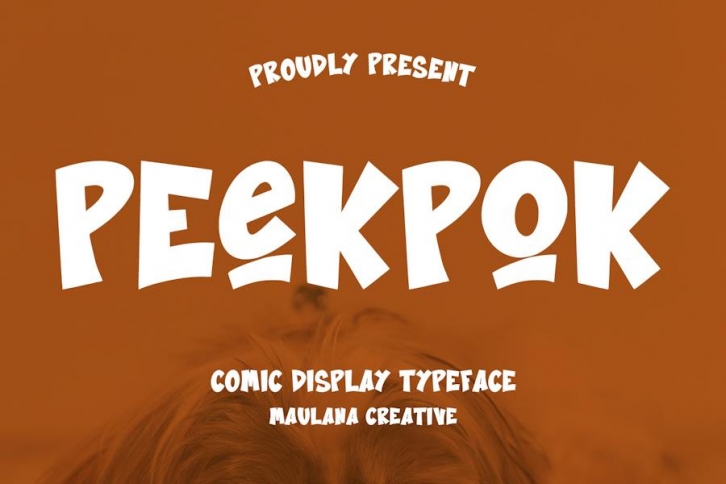 Peekpok Comic Display Font Font Download