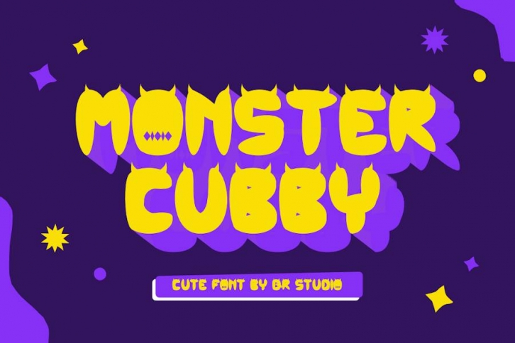 Monster Cubby Font Font Download