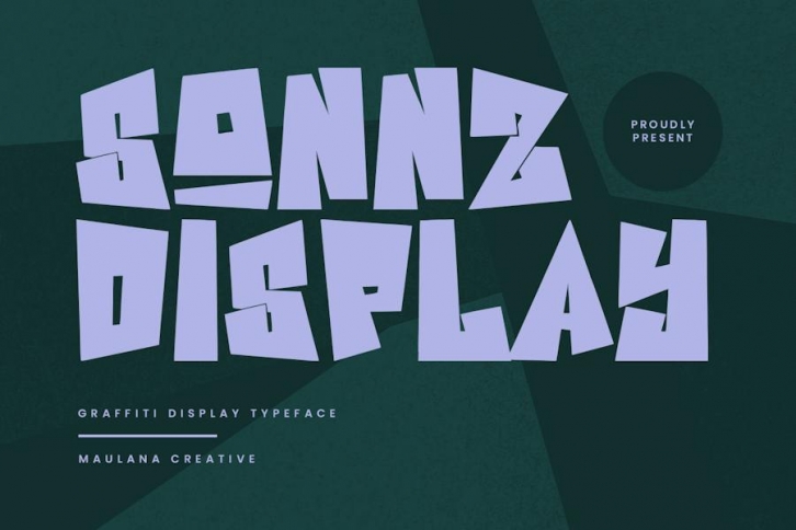 Sonnz Graffiti Display Typeface Font Download