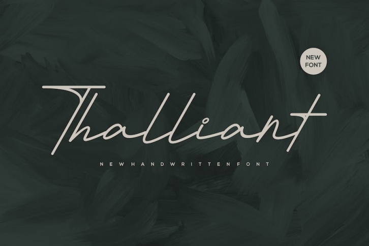 Thalliant Font Font Download