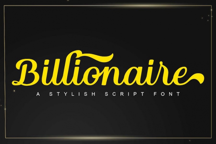 Billionaire Font Download