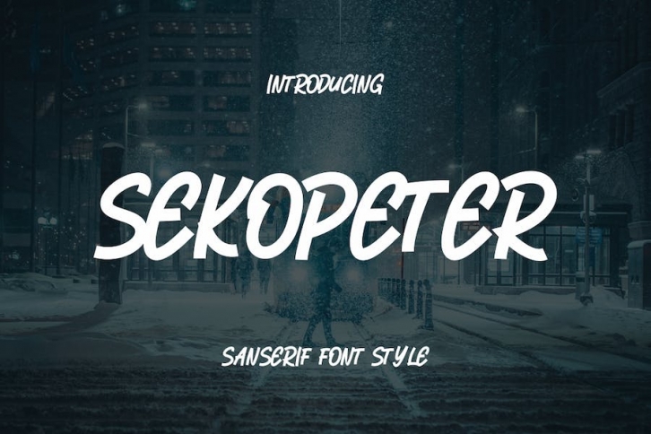 Sekopeter Font. Font Download