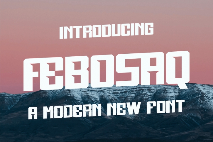 Febosaq Font Font Download