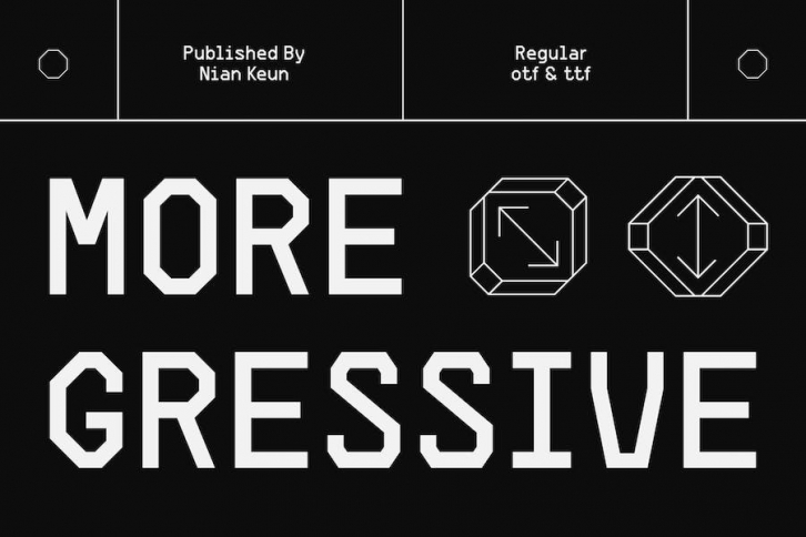 Moregressive Font Download