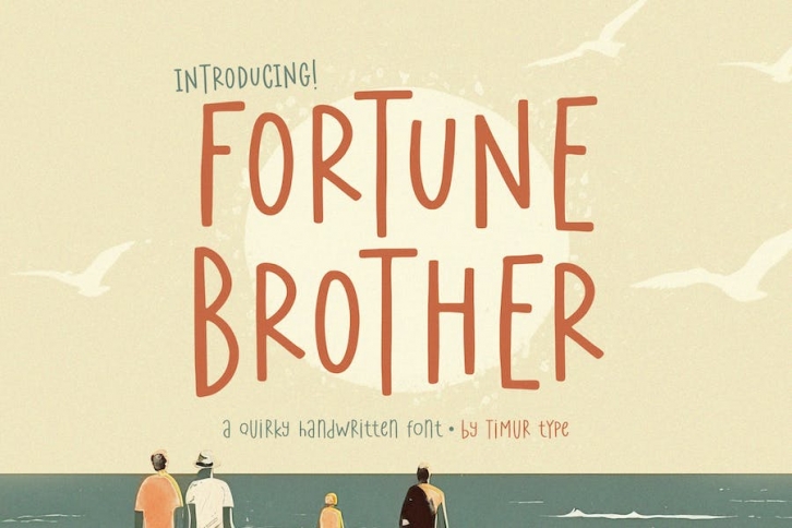 Fortune Brother - Quirky Handwritten Font TT Font Download