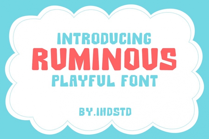 Ruminous Playful Font Font Download