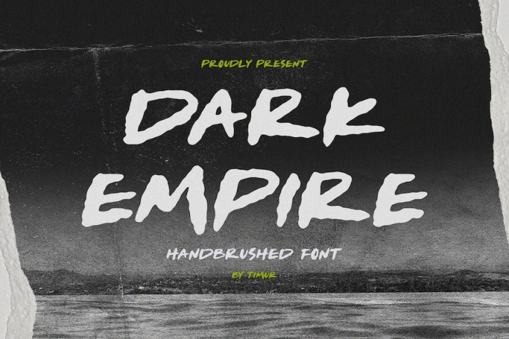 Dark Empire - Handbrushed Font TT Font Download