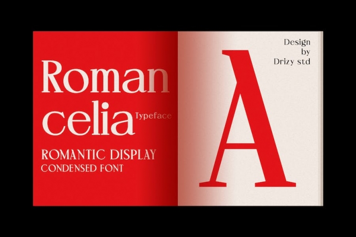 Romancelia - Romantic Display Condensed Font Font Download