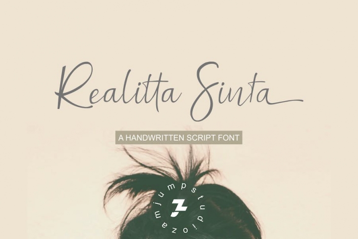 Realitta Sinta - Handwritten typeface Font Download
