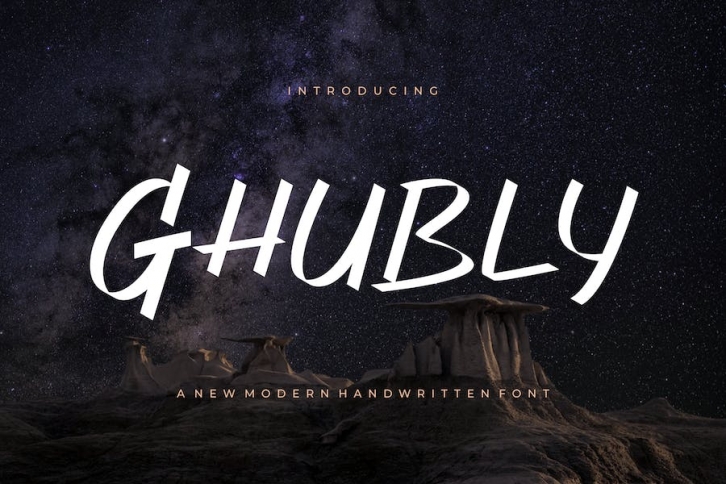 Ghubly - Font Font Download