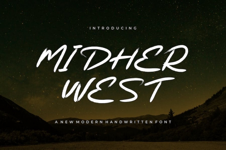 Midher West - Font Font Download