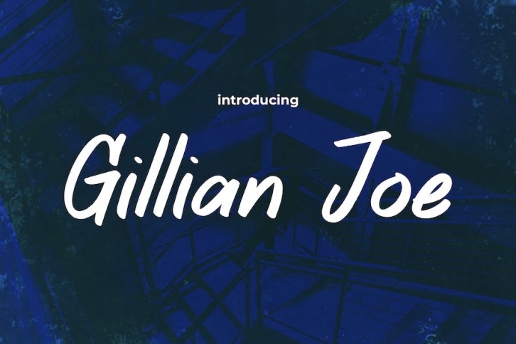 Gillian Joe - Street Art Meets Handwritten Font Font Download