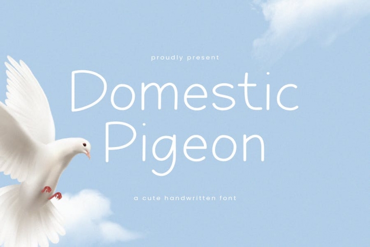 Domestic Pigeon - Cute Handwritten Font TT Font Download