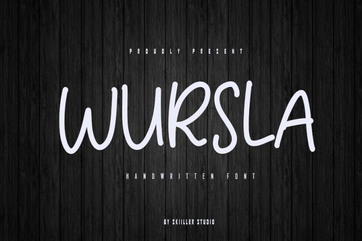 Wursla - Handwritten Font Font Download