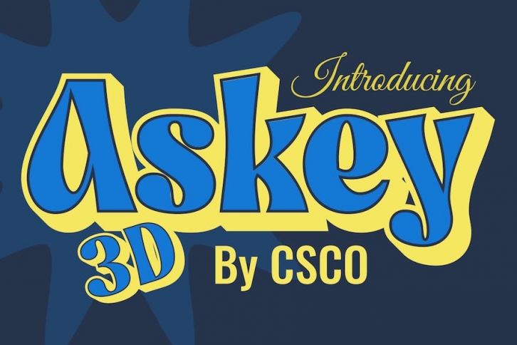 Askey 3D Font Download