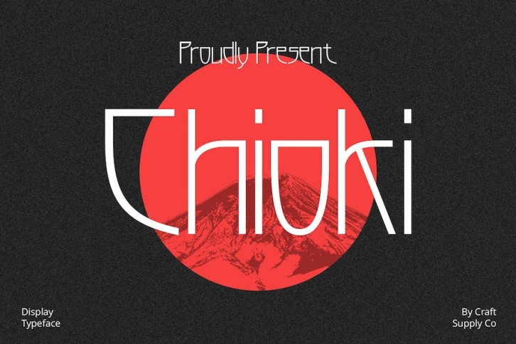 Chioki – Display Typeface Font Download