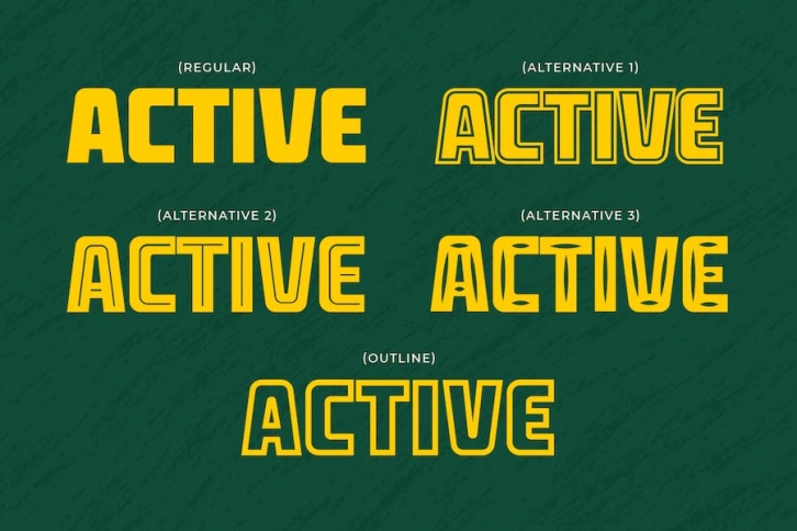 Active - Racing Sport Font Font Download