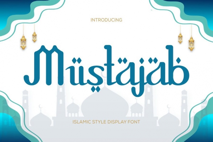 Mustajab  - Arabic Display Font Font Download