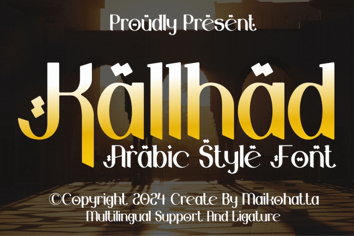 Kallhad - Arabic Style Font Font Download