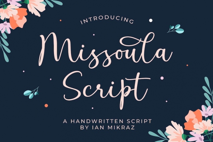 Missoula Script - A Handwritten Script Font Download