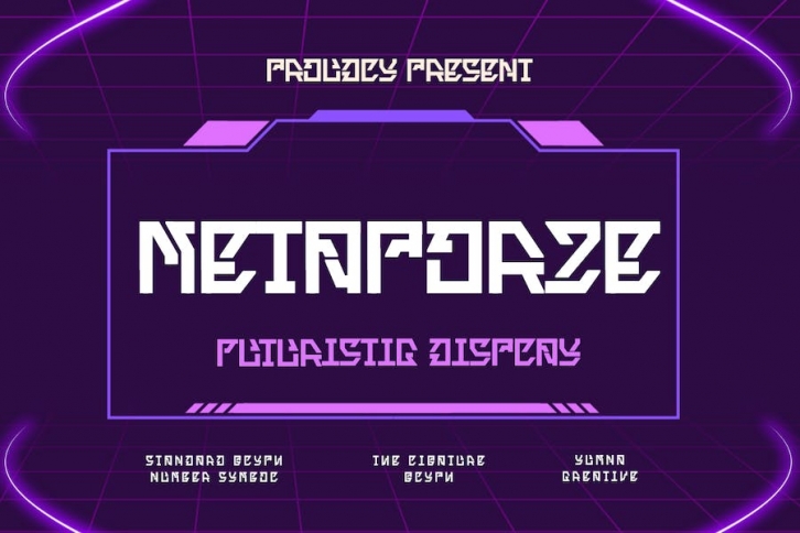 Metaporze - Futuristic Font Font Download