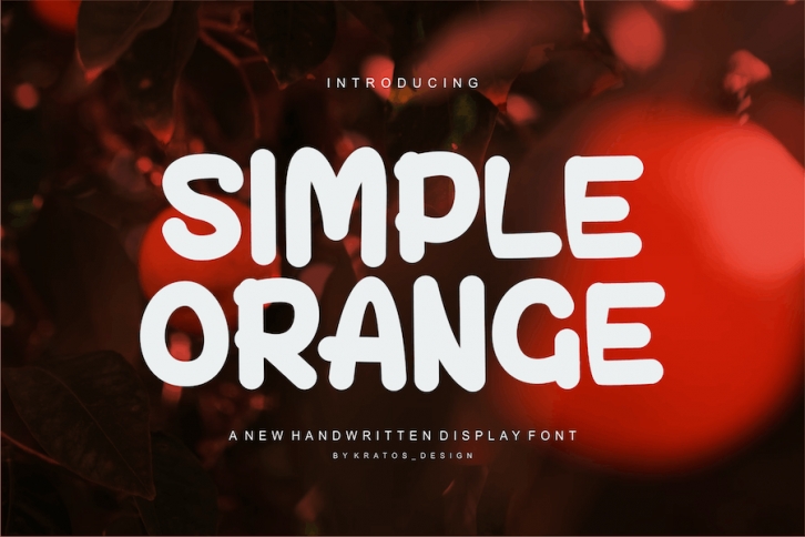 Simple Orange - Font Font Download