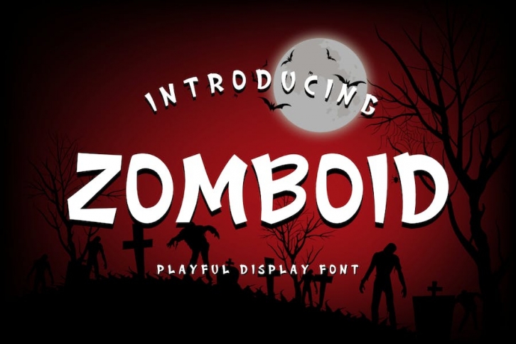 Zomboid - Playful & Horror Font Font Download