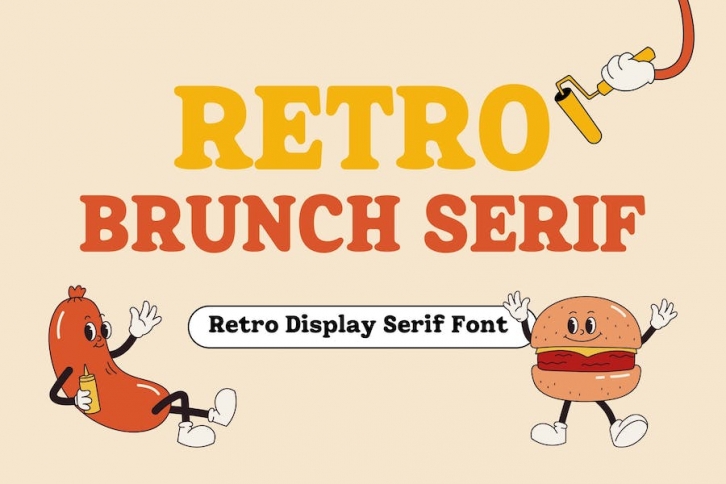 Retro Brunch Serif - Display Font Font Download