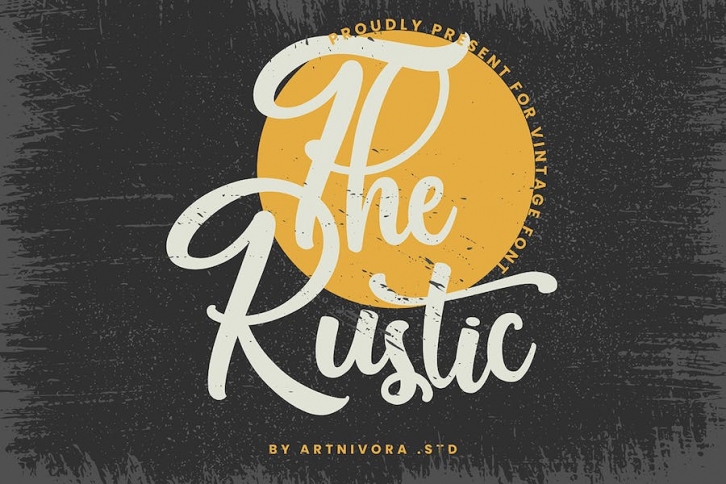 The Rustic - Script Font Font Download