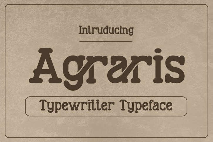 Agraris Font Font Download