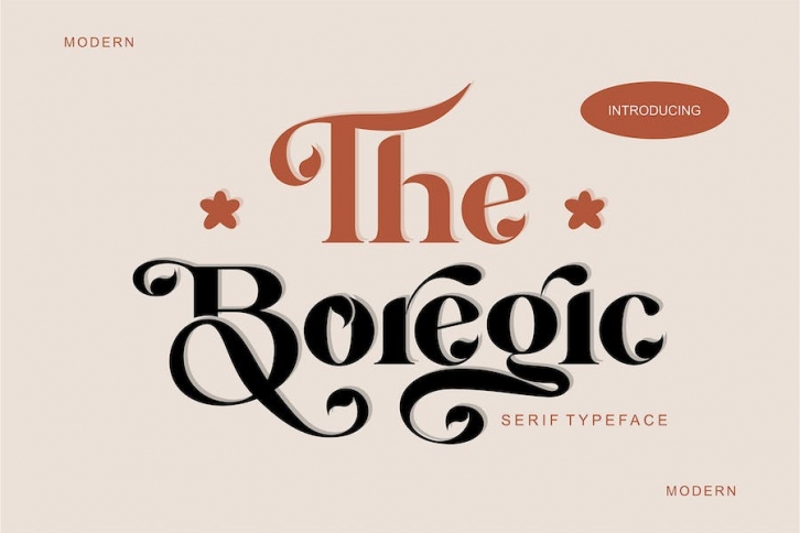 The Boregic Display Serif Font Download