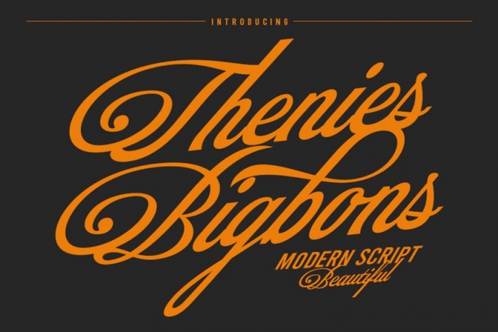 Thenies Bigbons Font Download