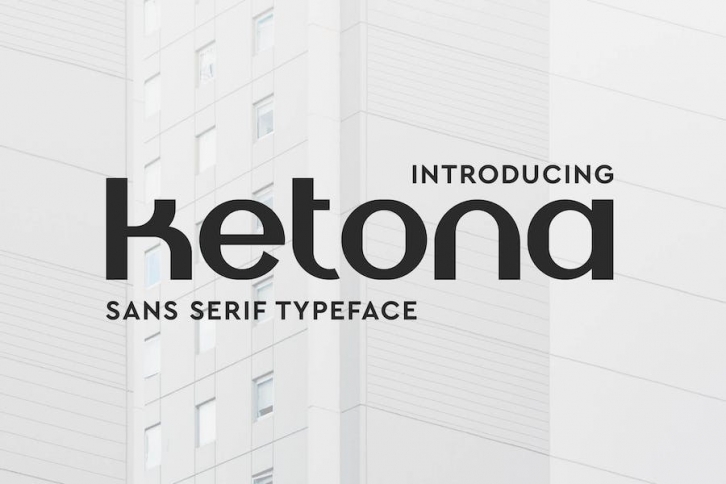 Ketona - Modern Sans Serif Font Font Download