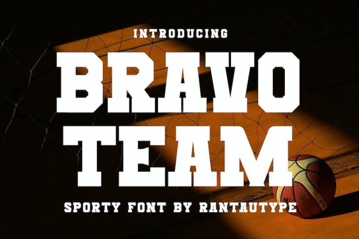 BravoTeam Sporty Font Font Download