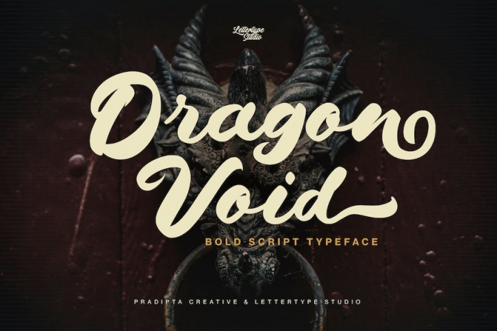 Dragonvoid a Bold & Retro Script Font Download