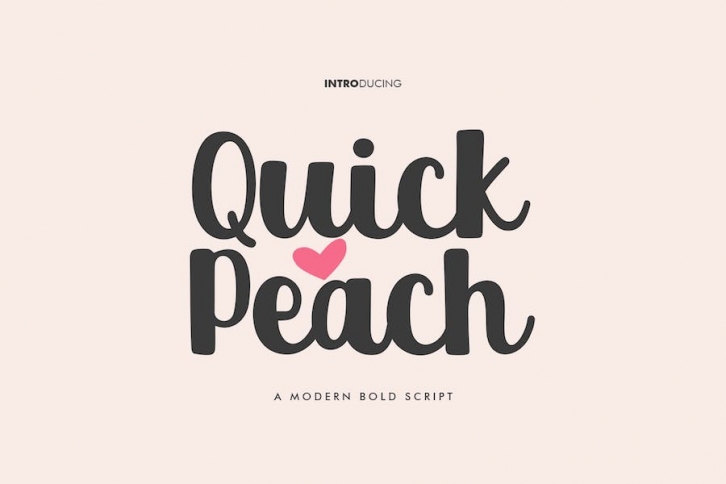 Quick Peach Font Download