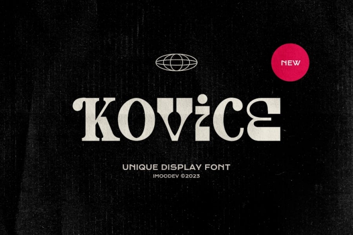 Kovice - Unique Display Font Font Download