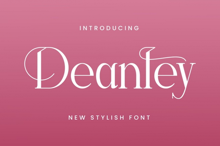 Deanley Font Download