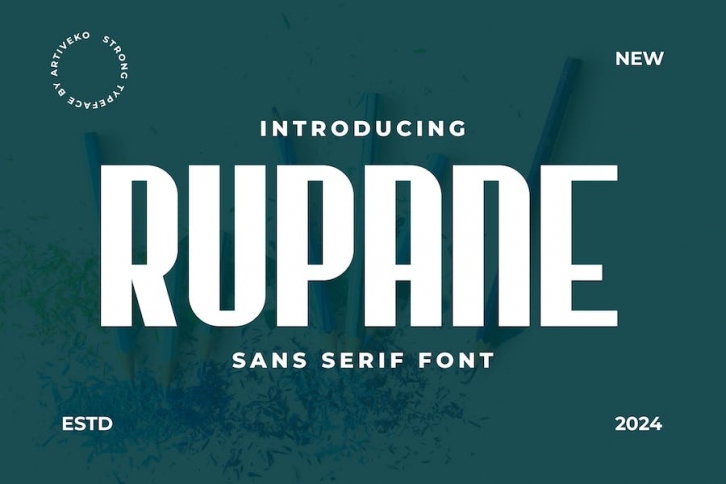 Rupane Strong Bold Font Font Download