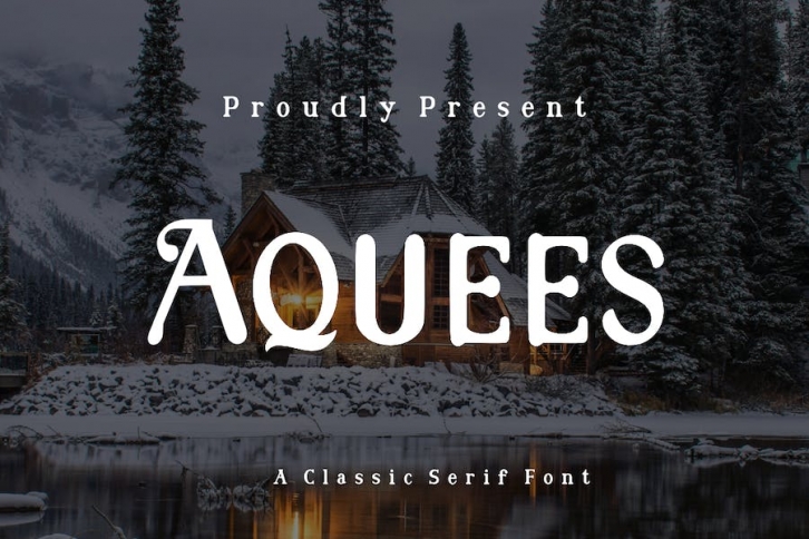 Aquees - A Classic Serif Font Font Download