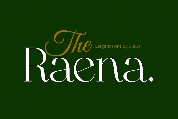 Raena – Elegant Font Font Download