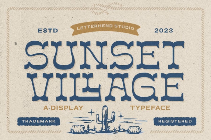 Sunset Village Font Download